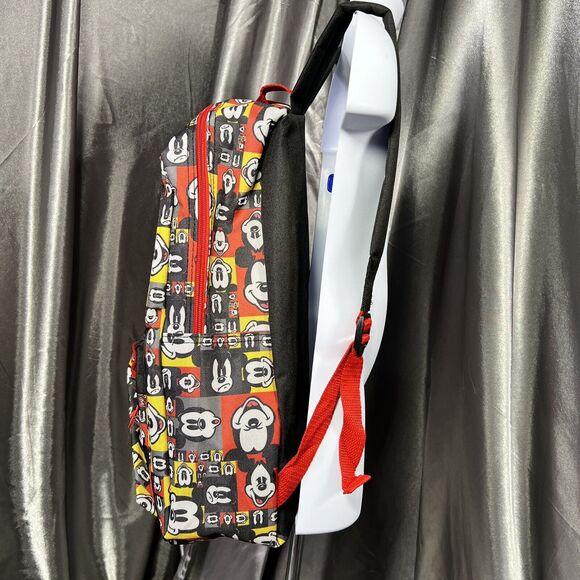 Disneyland Resort EXCLUSIVE Backpack Mickey Mouse Expression Faces Checkered NWT - Picture 9 of 15